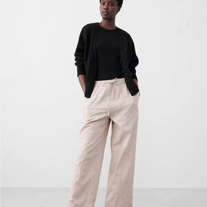 Banana Republic Straight Ankle Linen Pant